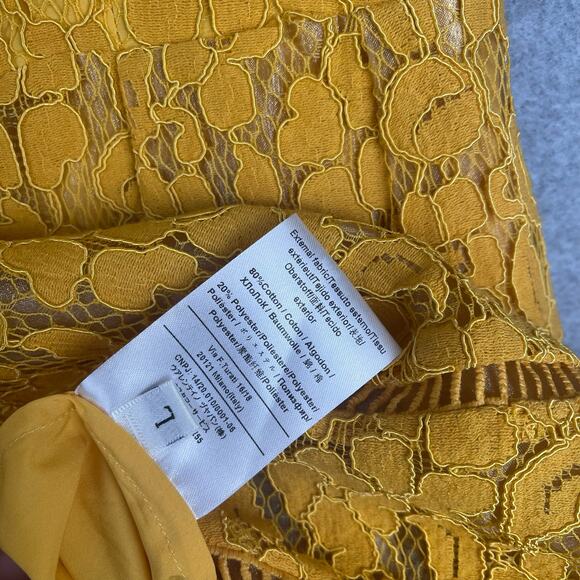 L4004 Unbranded Short Sleeve Flare Lace dress Size Large - Picture 3 of 9